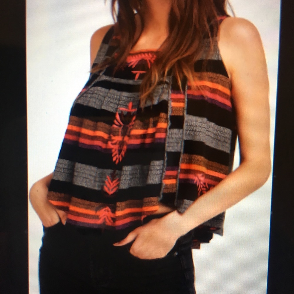 NWT Free People Vintage Strip Tank